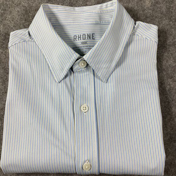 RHONE Commuter Stretch Button Lightweight Shirt Long Sleeve Men’s Size S/P Slim - Picture 1 of 16
